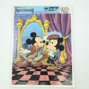 Disney Prince & Pauper Golden Frame-Tray Puzzle